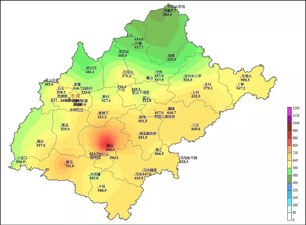 东阳市的地理位置_?东阳全年最低温度是多少-图3 东阳市的地理位置_?东阳全年最低温度是多少-图3