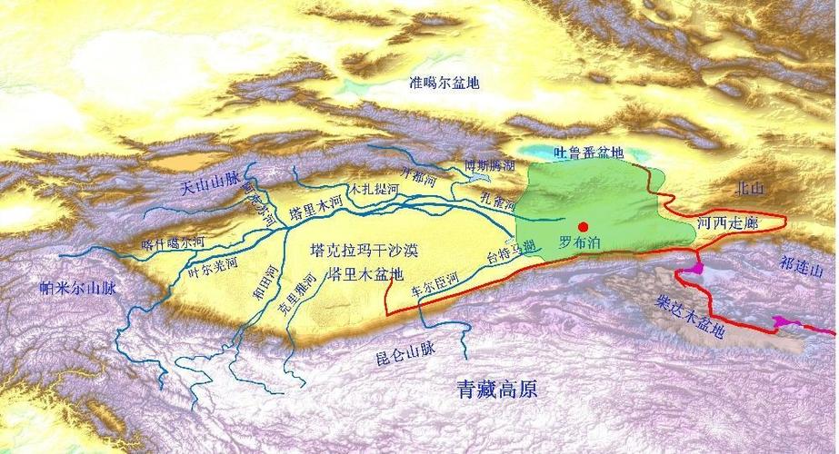 柴达木与罗布泊的距离?柴达木盆地一圈多少公里-图1 柴达木与罗布泊的距离?柴达木盆地一圈多少公里-图1
