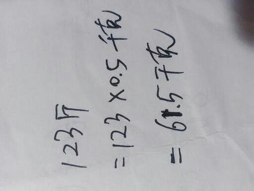 123斤是多少千克?体重123是多少kg-图1 123斤是多少千克?体重123是多少kg-图1