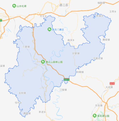 四川省直管县名单?泸州到巴中平昌多少公里-图2 四川省直管县名单?泸州到巴中平昌多少公里-图2