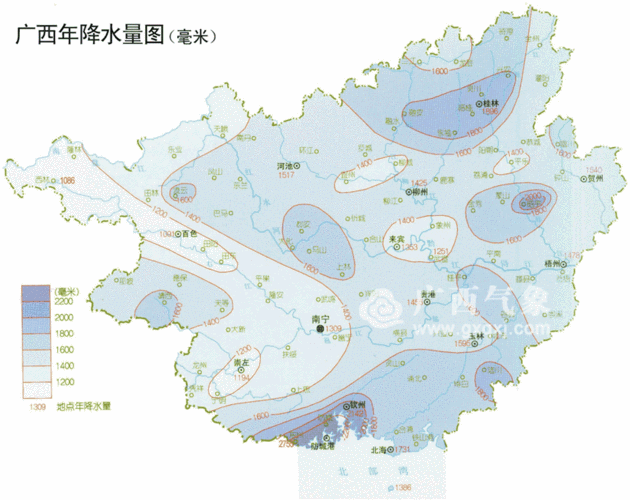 广西气候有什么特点?广西日降水量多少-图3 广西气候有什么特点?广西日降水量多少-图3