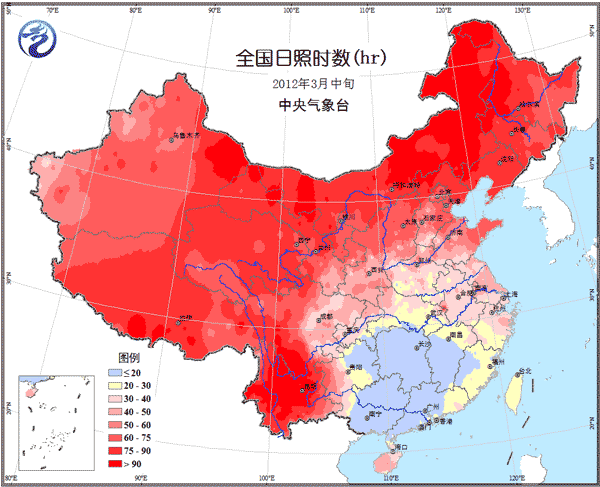 中国日照最长跟最短的是哪里?全年日照多少小时合适-图2 中国日照最长跟最短的是哪里?全年日照多少小时合适-图2