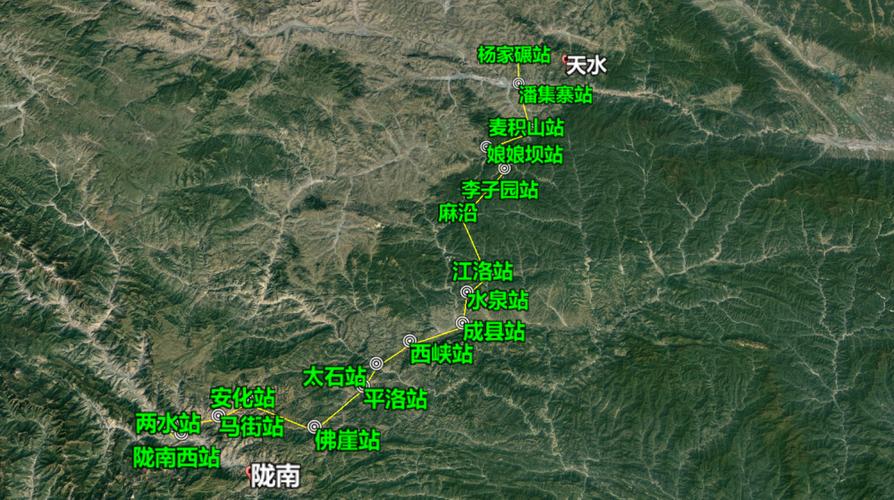 宝天铁路主要站点?略阳县马蹄湾海拨多少米-图1 宝天铁路主要站点?略阳县马蹄湾海拨多少米-图1