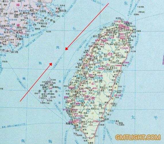 台湾海峡的宽度有多少?图中台湾高雄的年平均气温是多少-图1 台湾海峡的宽度有多少?图中台湾高雄的年平均气温是多少-图1