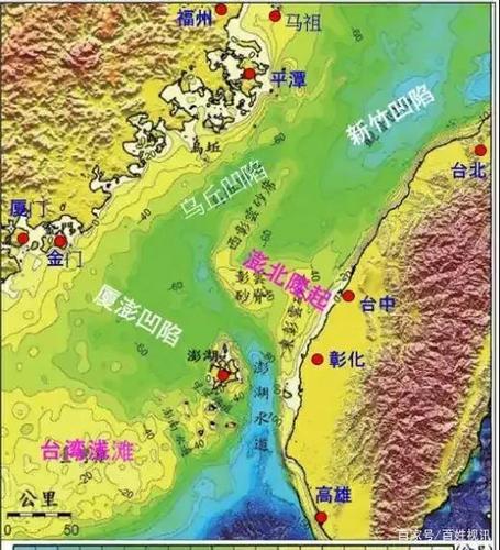 台湾海峡的宽度有多少?图中台湾高雄的年平均气温是多少-图3 台湾海峡的宽度有多少?图中台湾高雄的年平均气温是多少-图3