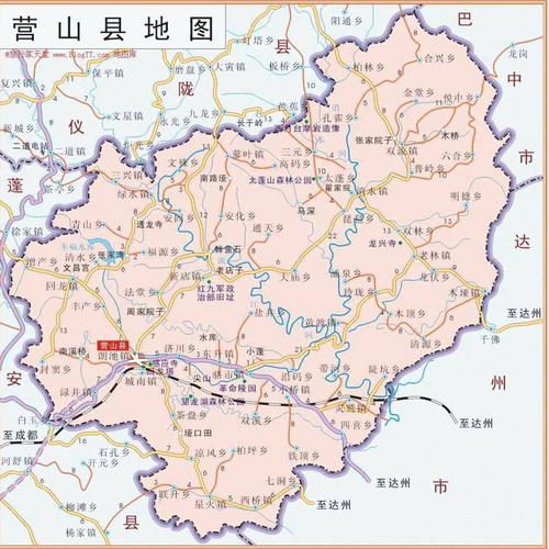四川省营山县有几个镇?分别是?营山到柏林多少公里-图1 四川省营山县有几个镇?分别是?营山到柏林多少公里-图1