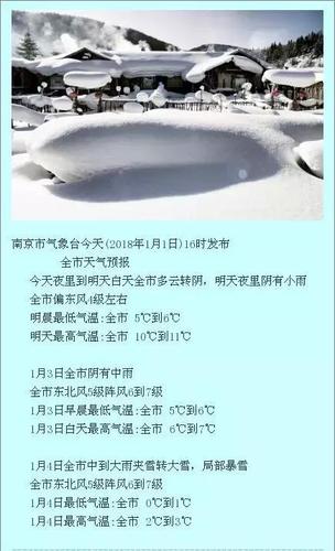 南京一年会下几次雪?南京大雪天气有多少天-图1 南京一年会下几次雪?南京大雪天气有多少天-图1