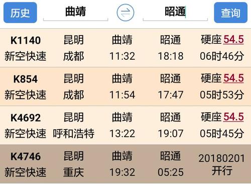 鹰潭到昭通的K1271途经站时刻列表有吗?昭通到新余有多少公里-图2 鹰潭到昭通的K1271途经站时刻列表有吗?昭通到新余有多少公里-图2