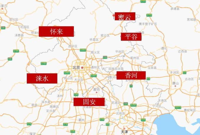 北京周边十三县的名称都有哪些?河北涞水区号是多少-图2 北京周边十三县的名称都有哪些?河北涞水区号是多少-图2