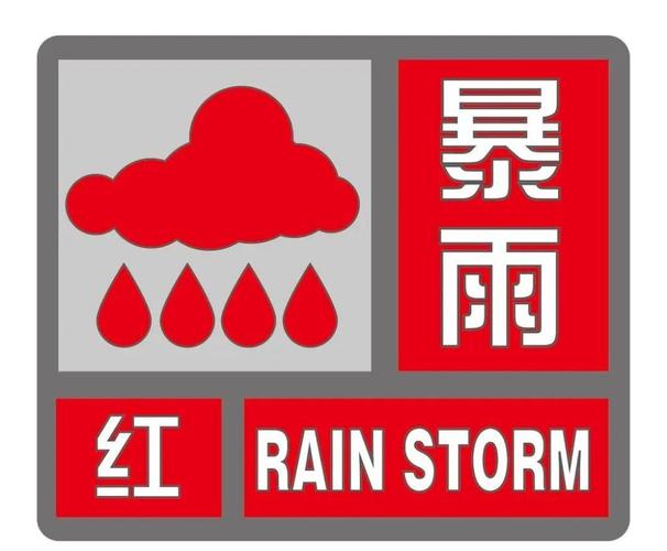 暴雨红色预警的标准？暴雨红色预警是多少-图2