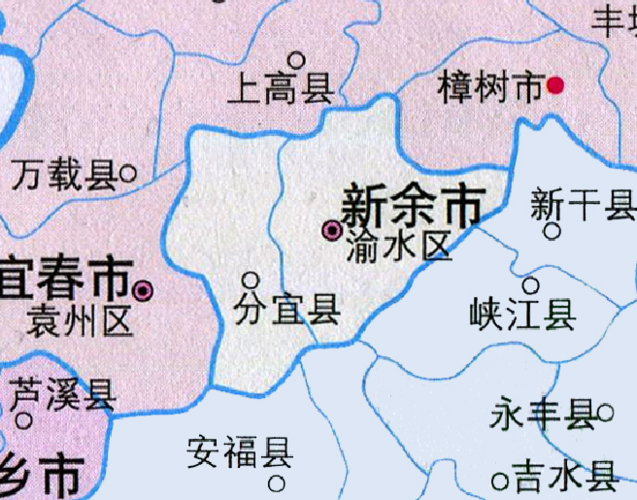 新余属于哪个市区?江西新余多少区-图2 新余属于哪个市区?江西新余多少区-图2