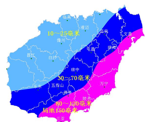 今年下半年雨水多少?海南降雨强度是多少-图3 今年下半年雨水多少?海南降雨强度是多少-图3