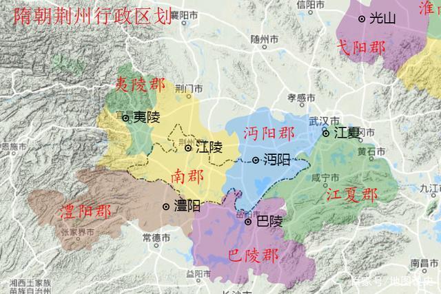 隋朝时的荆州位置是现在的哪个省?荆州今天多少级风-图1 隋朝时的荆州位置是现在的哪个省?荆州今天多少级风-图1