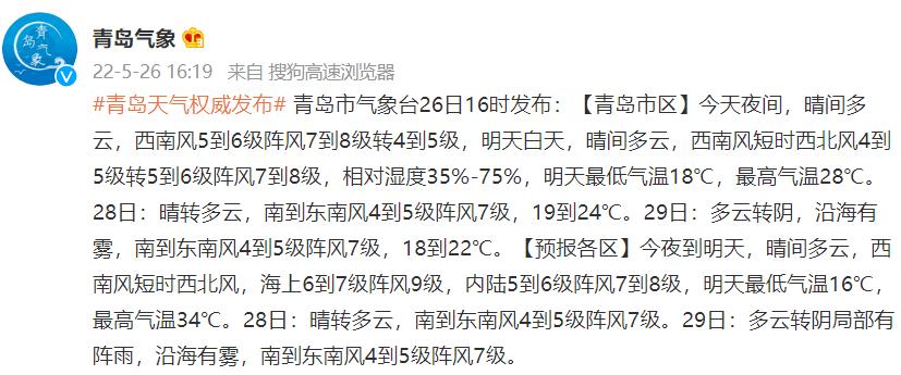 青岛夏天一天什么时候最潮湿?青岛夏天今天多少度-图1 青岛夏天一天什么时候最潮湿?青岛夏天今天多少度-图1