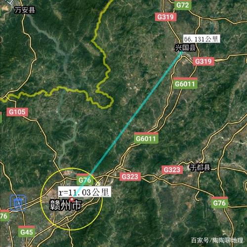 兴国县是南康的什么方位?赣州兴国多少度-图1 兴国县是南康的什么方位?赣州兴国多少度-图1