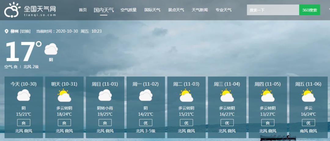 柳州什么时候开始冷?广西柳州冬季的温度多少-图3 柳州什么时候开始冷?广西柳州冬季的温度多少-图3