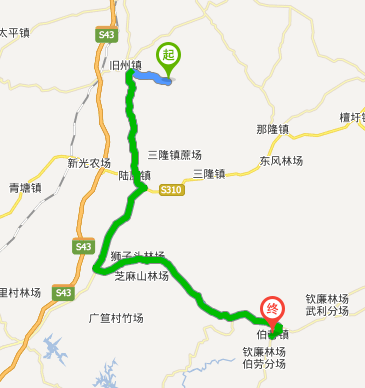 广西钦州灵山伯劳镇地势怎样?伯劳到陆屋有多少公里-图1 广西钦州灵山伯劳镇地势怎样?伯劳到陆屋有多少公里-图1