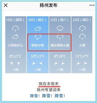 扬州下雪多吗?江苏扬州气温现在多少度-图2 扬州下雪多吗?江苏扬州气温现在多少度-图2