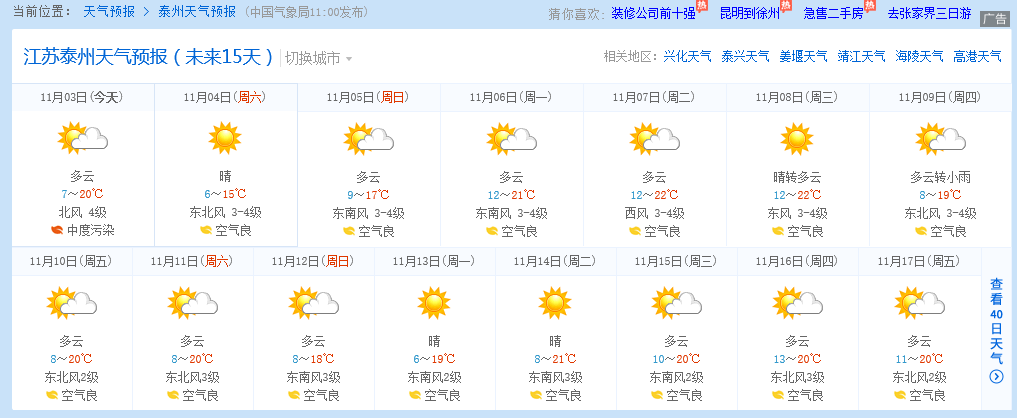 泰州高温天气什么时候结束?泰州今天气温是多少-图1 泰州高温天气什么时候结束?泰州今天气温是多少-图1