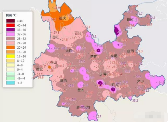 河口县最热气候在几度?云南河口多少度-图1 河口县最热气候在几度?云南河口多少度-图1
