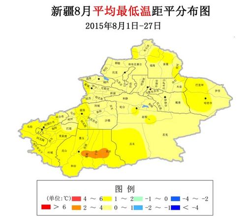 新疆7、8月份气温如何?8月新疆平均温度是多少-图3 新疆7、8月份气温如何?8月新疆平均温度是多少-图3