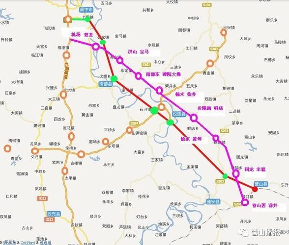 营达高速公路走哪些地方?达州市文崇镇多少公里-图2 营达高速公路走哪些地方?达州市文崇镇多少公里-图2