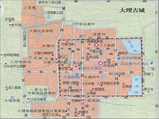 大理古城经纬度与海拔是多少?大理3月份多少度-图2 大理古城经纬度与海拔是多少?大理3月份多少度-图2