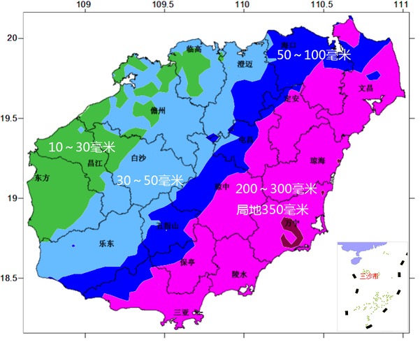 琼海什么季节下雨多？琼海全年降雨量多少-图2