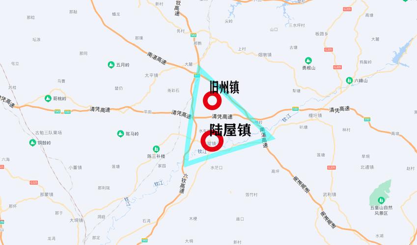 广西钦州有几个镇？旧州到板城多少公里-图1