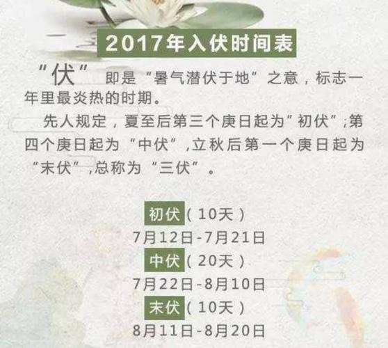 末伏怎么计算?末伏气温多少度-图1 末伏怎么计算?末伏气温多少度-图1