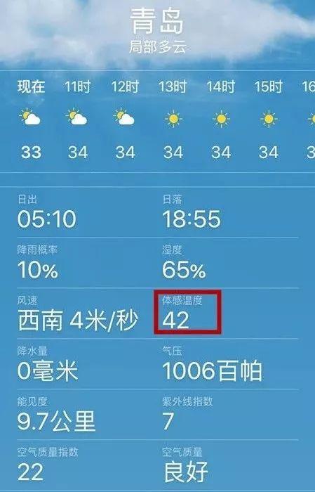 青岛 体感温度?青岛温度是多少-图1 青岛 体感温度?青岛温度是多少-图1
