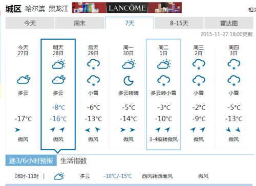 哈尔滨最高气温和最低气温各是多少?今日哈尔滨最低气温是多少-图1 哈尔滨最高气温和最低气温各是多少?今日哈尔滨最低气温是多少-图1