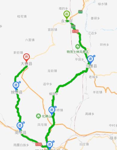 丽江楚雄多少公里?楚雄市离永仁县多少公里-图1 丽江楚雄多少公里?楚雄市离永仁县多少公里-图1