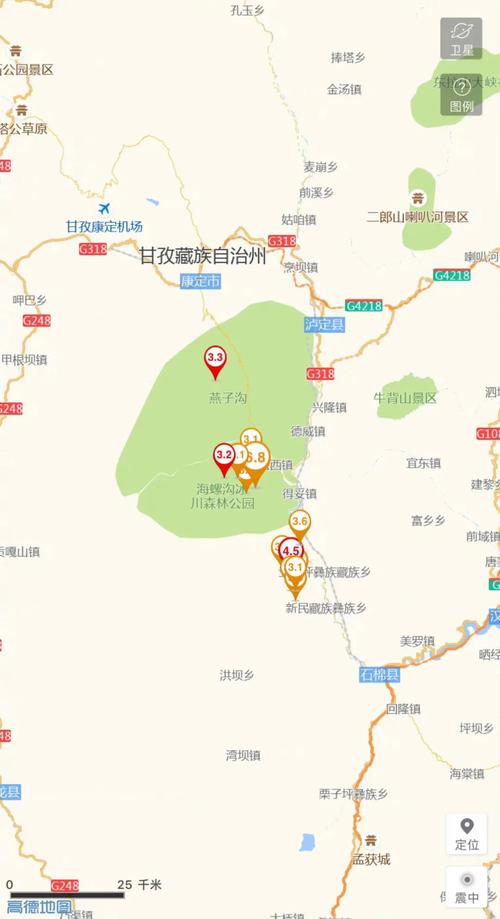 泸定县属于哪个市?泸定县是多少度-图1 泸定县属于哪个市?泸定县是多少度-图1