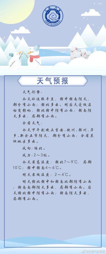 江西最冷多少度?江西冬季最低多少度-图2 江西最冷多少度?江西冬季最低多少度-图2