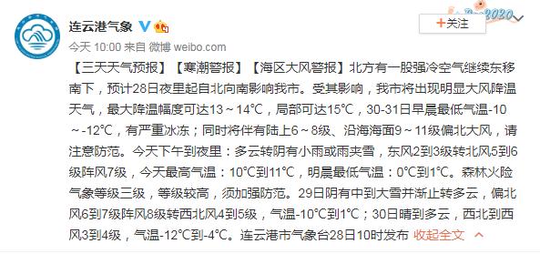 2020年连云港最冷多少度?2020年江苏最冷能达到多少度-图2 2020年连云港最冷多少度?2020年江苏最冷能达到多少度-图2