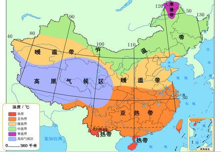 各省中兼跨四个温度带和四类干湿区的是?我国跨多少个气候带-图1 各省中兼跨四个温度带和四类干湿区的是?我国跨多少个气候带-图1