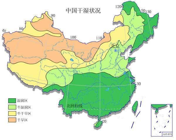 各省中兼跨四个温度带和四类干湿区的是?我国跨多少个气候带-图3 各省中兼跨四个温度带和四类干湿区的是?我国跨多少个气候带-图3