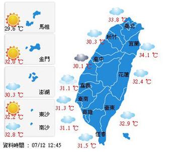 对于台湾冬季的温度大概多少?台湾天气气温是多少-图1 对于台湾冬季的温度大概多少?台湾天气气温是多少-图1