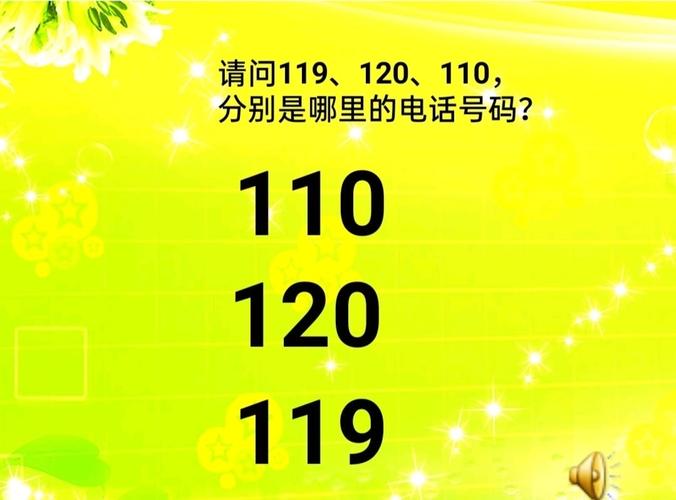 110 120 119分别代表什么情况?查天气电话是多少钱-图3 110 120 119分别代表什么情况?查天气电话是多少钱-图3