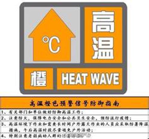 37度发布高温什么颜色预警?高温橙色警报是多少度-图3 37度发布高温什么颜色预警?高温橙色警报是多少度-图3