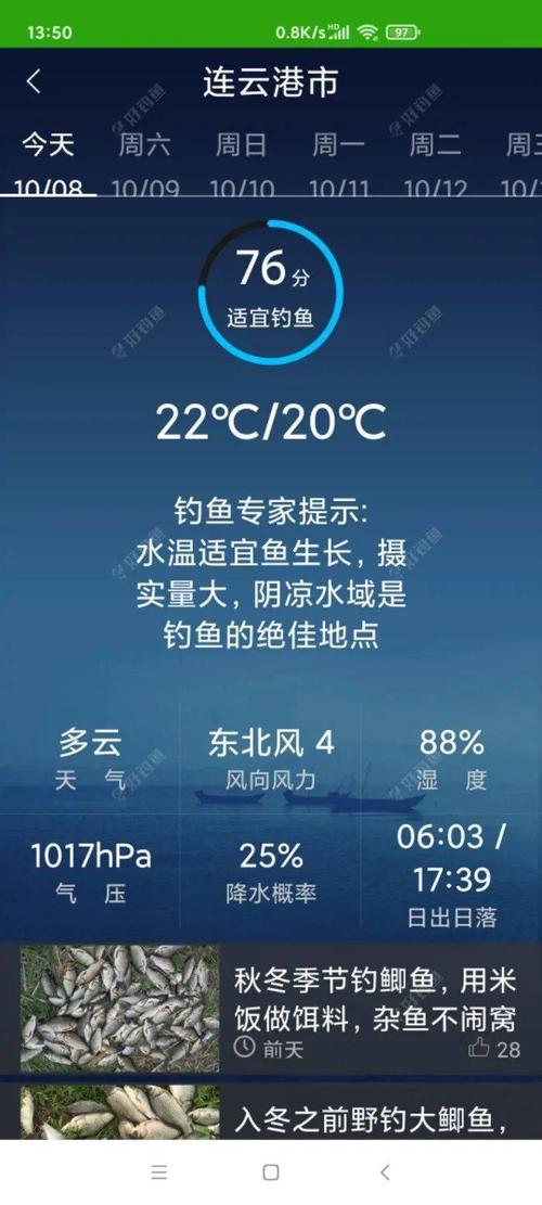 这周钓鱼指数如何?今天的钓鱼指数是多少-图2 这周钓鱼指数如何?今天的钓鱼指数是多少-图2