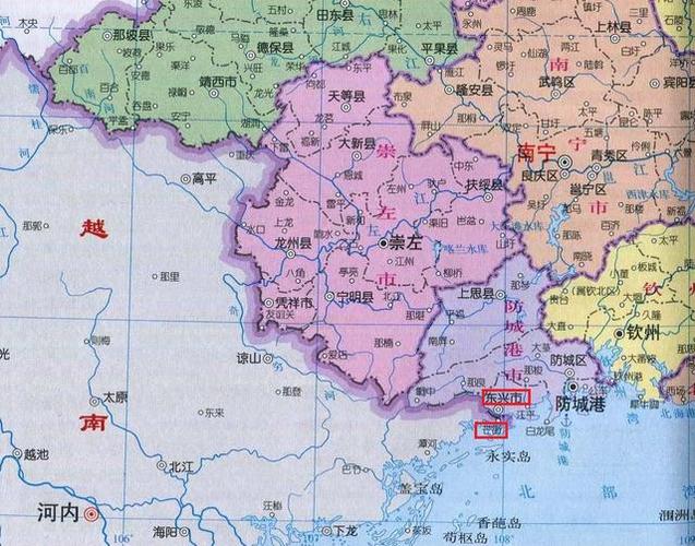 广西面积和人口各多少?广西东兴到三亚有多少公里-图2 广西面积和人口各多少?广西东兴到三亚有多少公里-图2