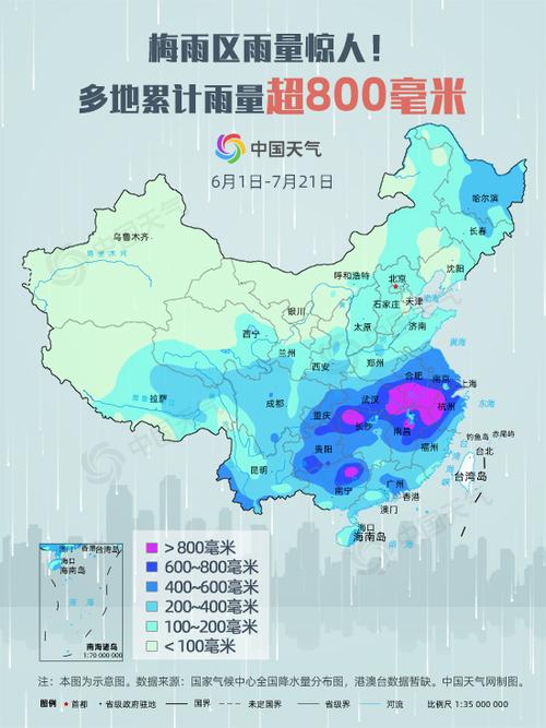 梅雨天气有哪些省份?全国共有多少省暴雨-图1 梅雨天气有哪些省份?全国共有多少省暴雨-图1