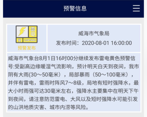 2021年2月4号威海多少度?2020年5月3号威海天气多少度-图1 2021年2月4号威海多少度?2020年5月3号威海天气多少度-图1
