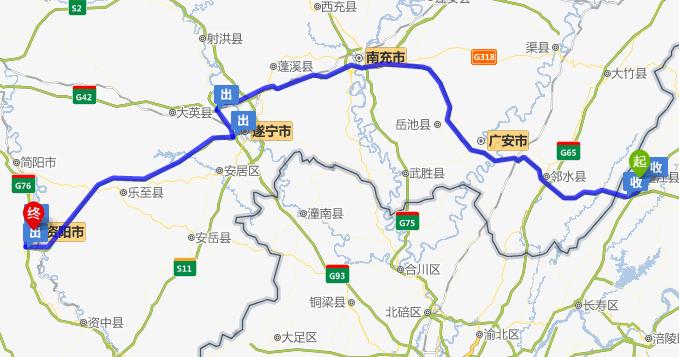 重庆到垫江白家多少公里怎么,走,最近过路费多少?垫江到白家多少公里路-图2 重庆到垫江白家多少公里怎么,走,最近过路费多少?垫江到白家多少公里路-图2